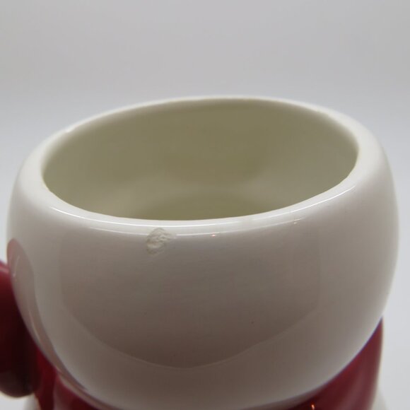 Christmas 12 oz Ceramic Snowman Tea Coffee Mug Cup Starbucks Holiday 2006 Lid - Picture 12 of 16